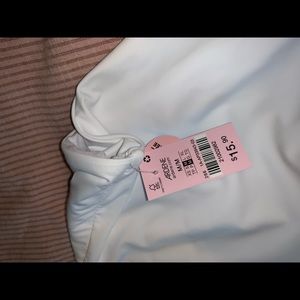 Ardene white swim bottoms size medium